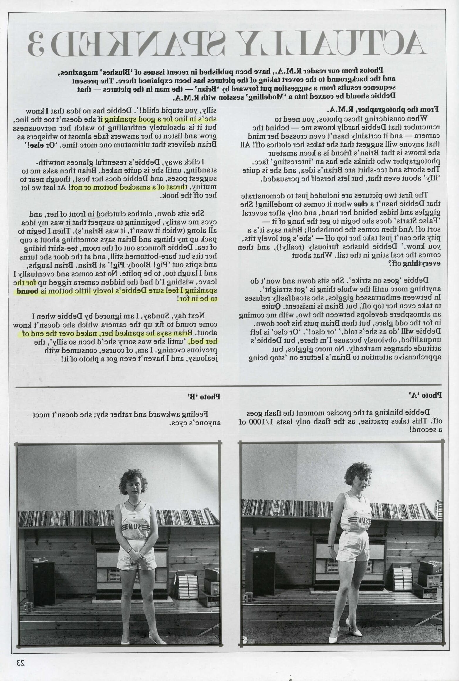 Problème de chuchotements de la fessée rétro (complet)