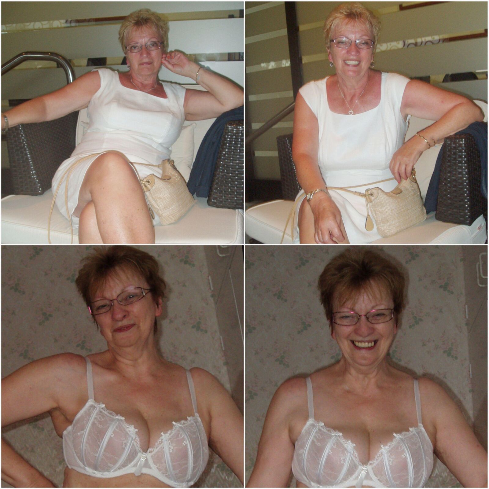 Compilación de esposa vestida y en lencería