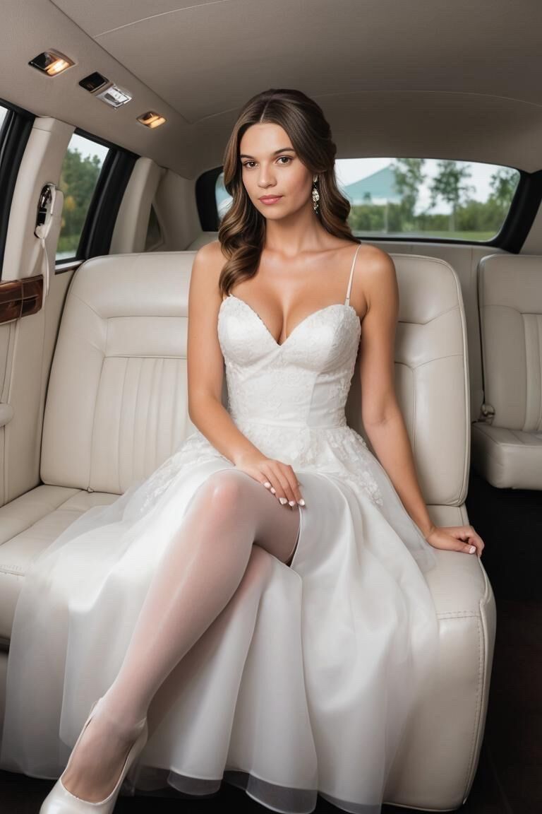 AI Girl Limo Bride
