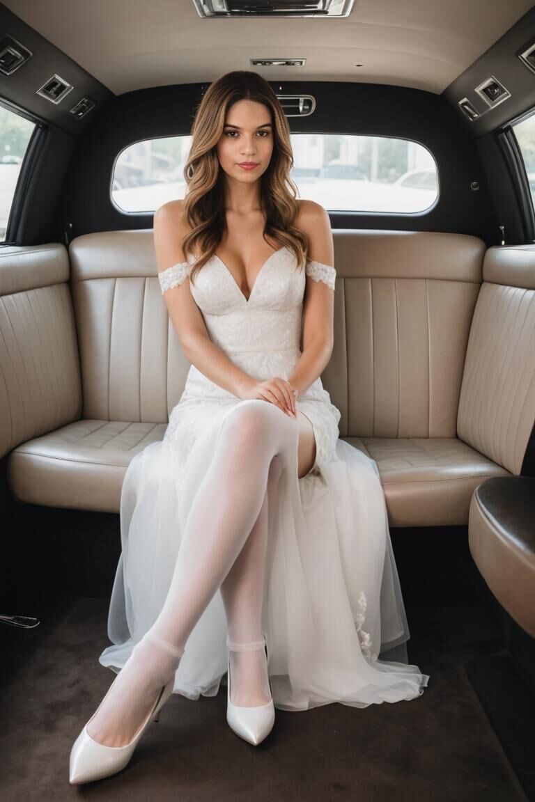 AI Girl Limo Bride