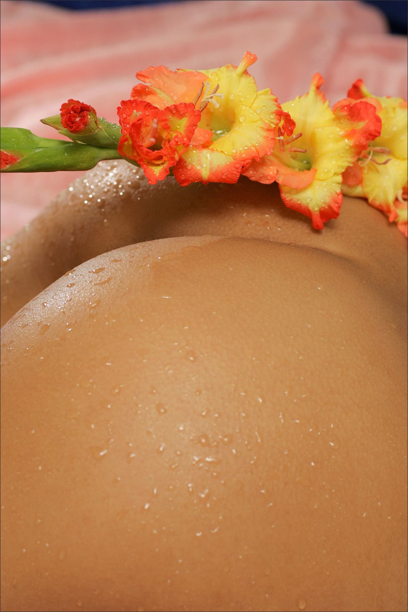 Kamilla wet close ups nipples, landing strip, cute butt, eye