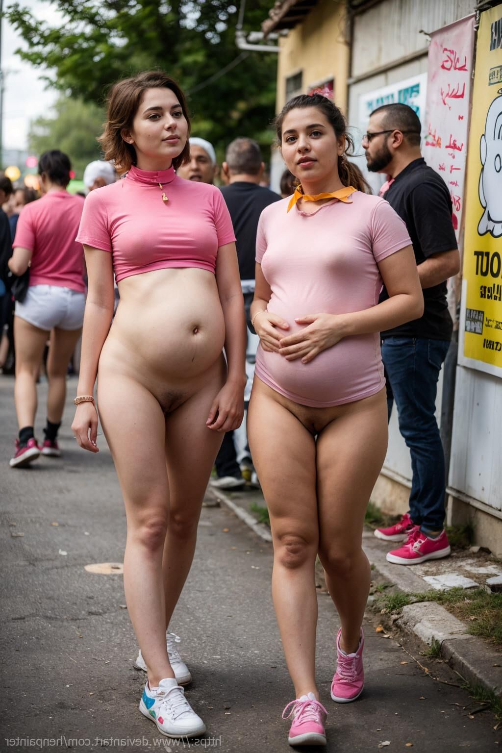 Prostitutas Callejeras Embarazadas - AI