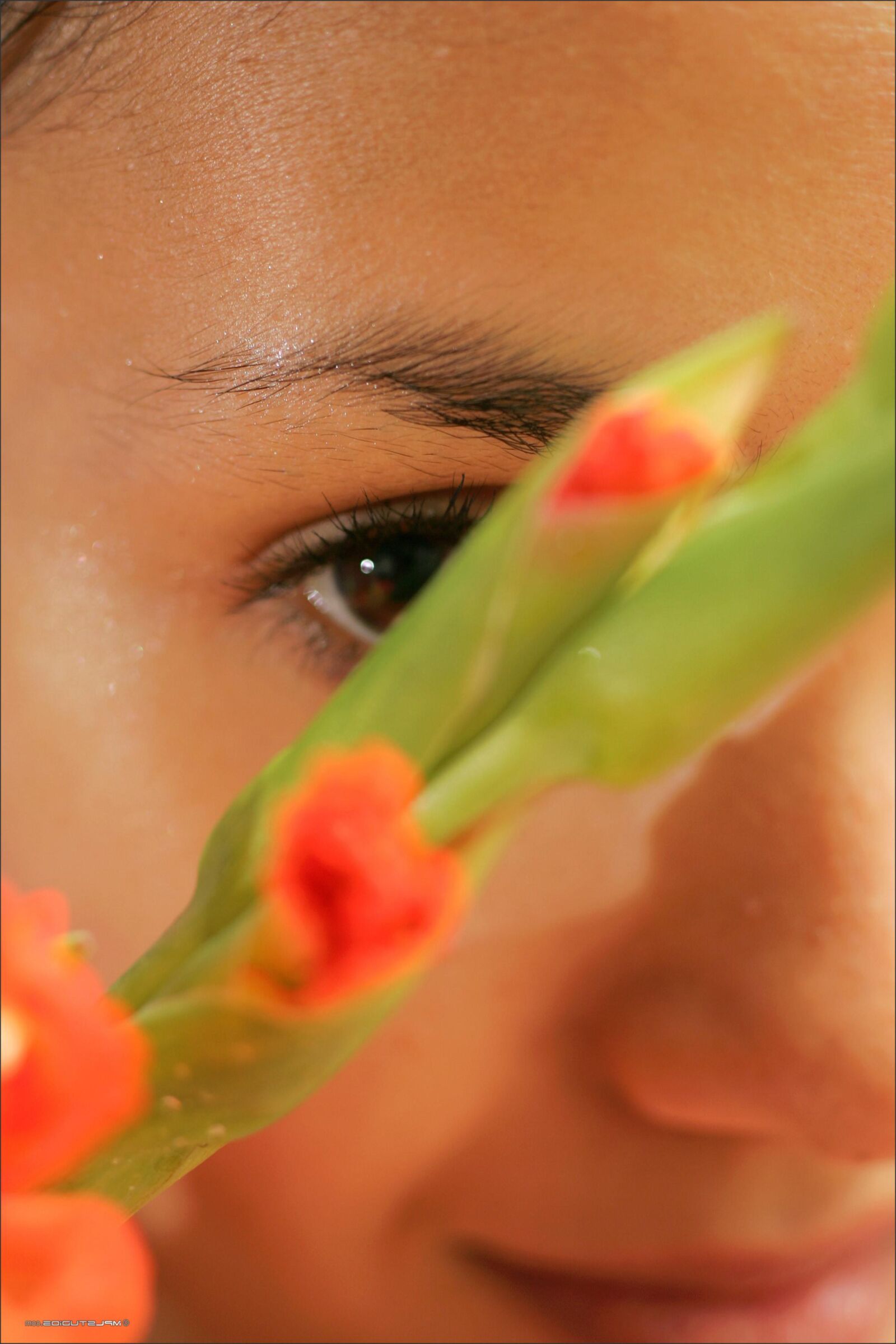 Kamilla wet close ups nipples, landing strip, cute butt, eye
