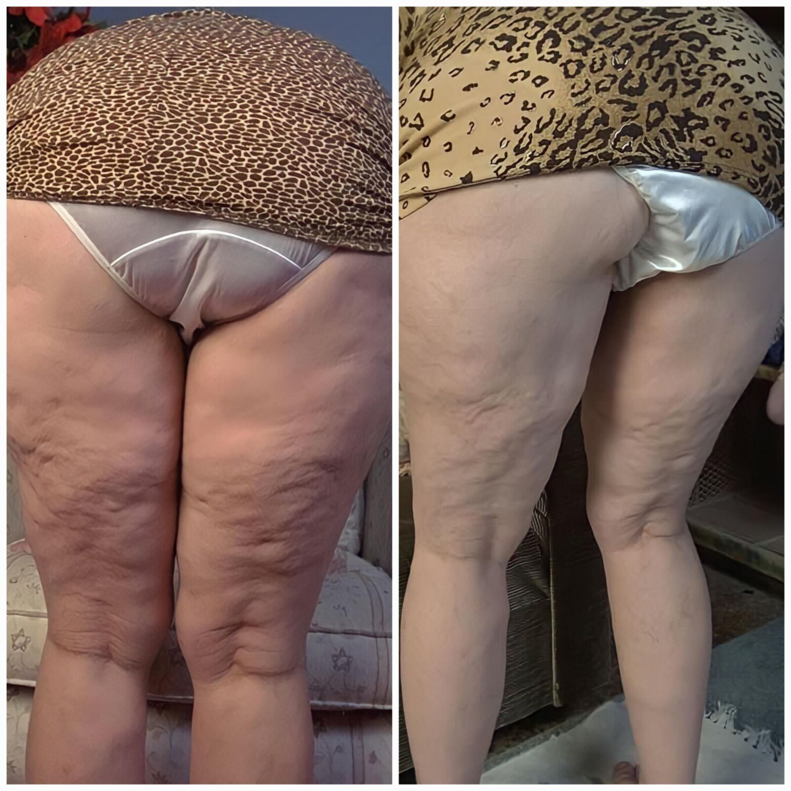 Sylvie Robe Leopard Culotte Blanche