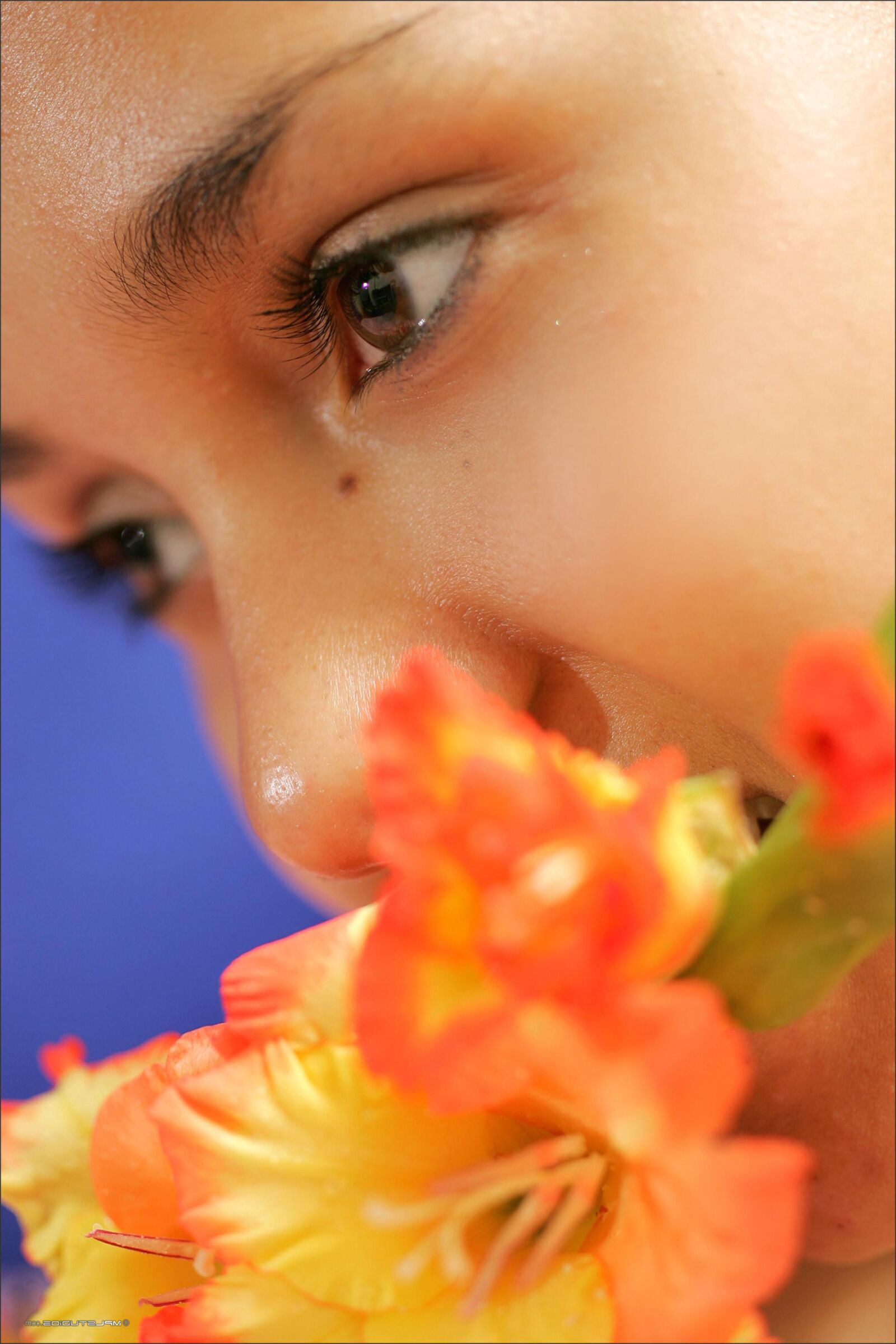 Kamilla wet close ups nipples, landing strip, cute butt, eye