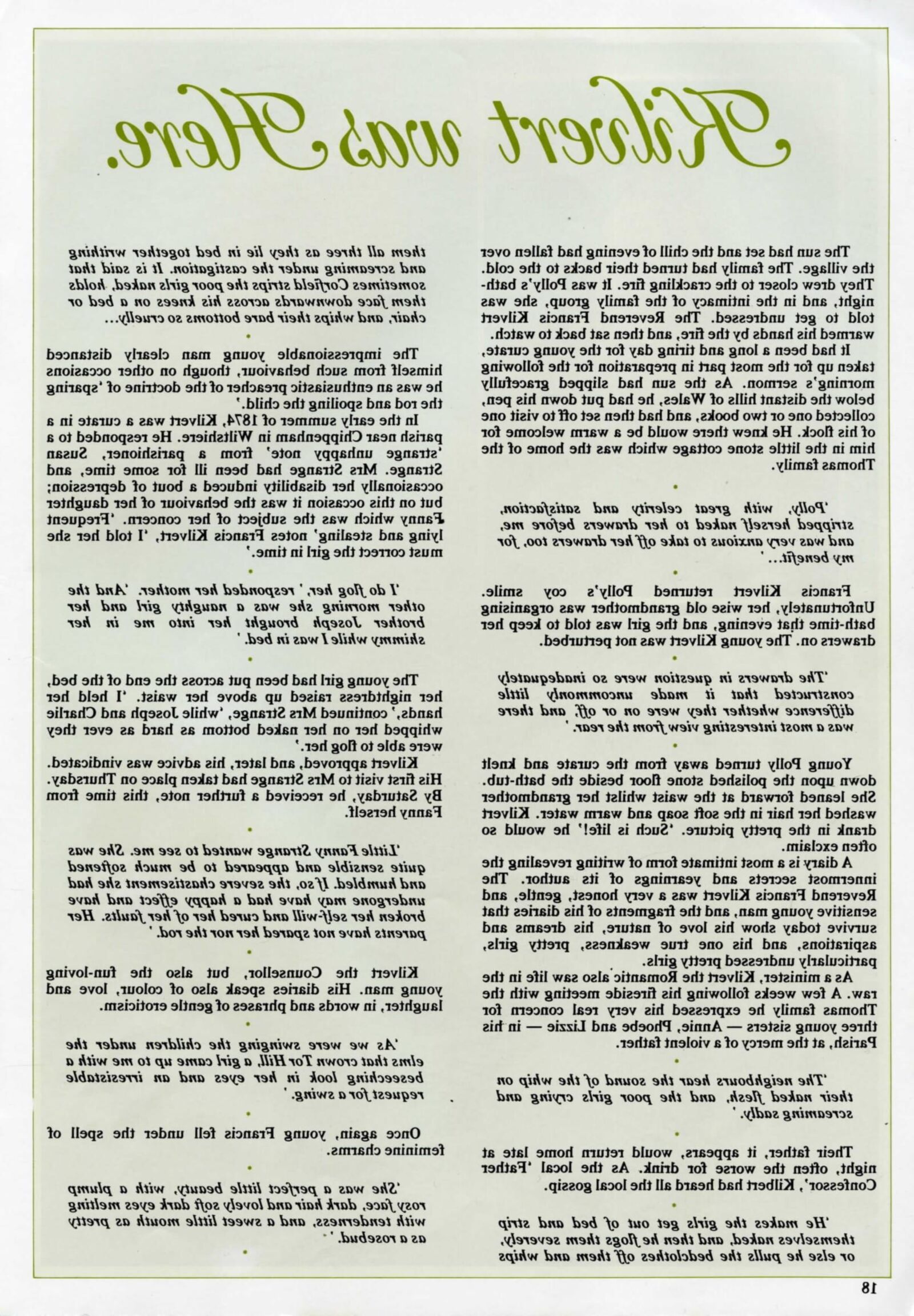 Retro Spanking Whispers issue (complete last issue)