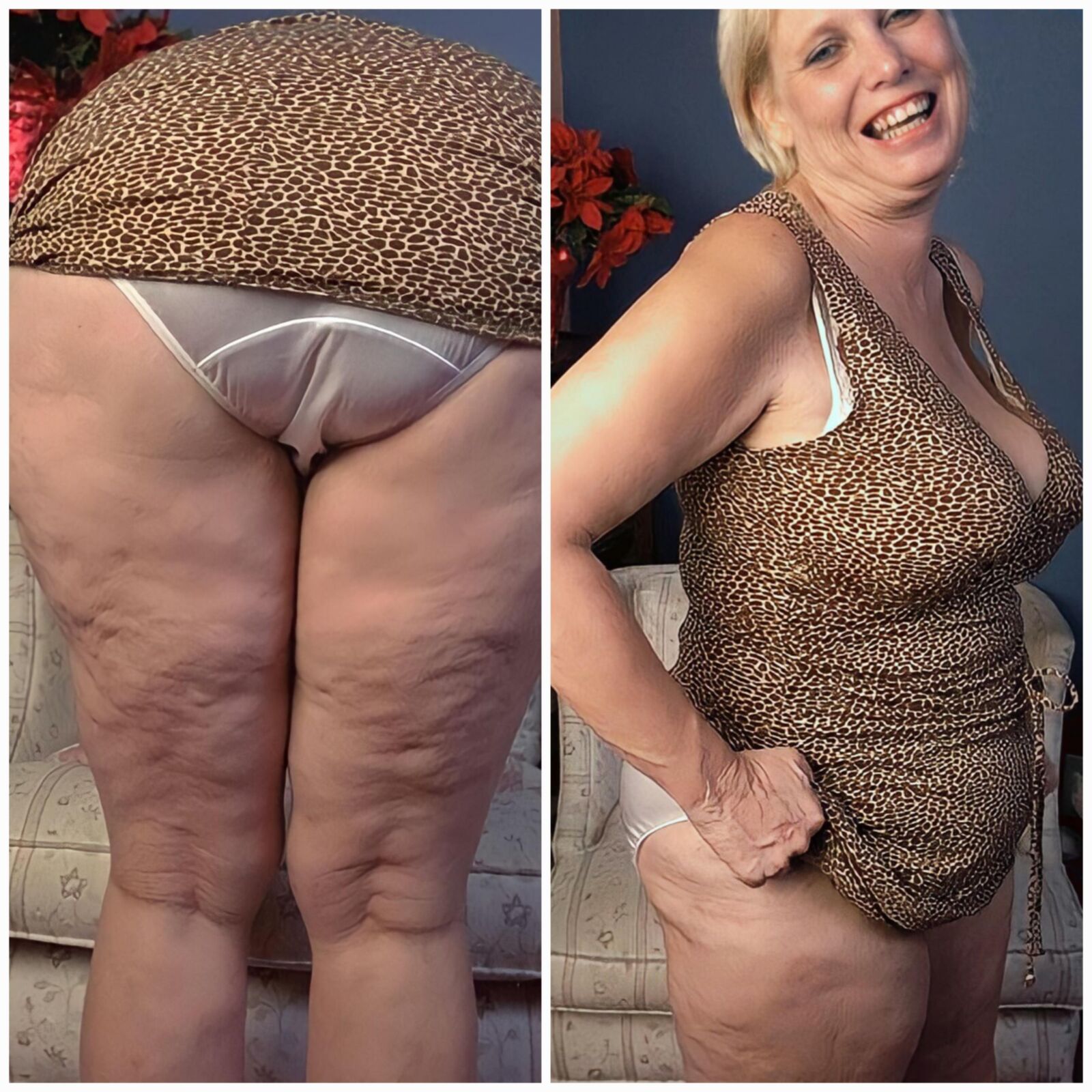 Sylvie Robe Leopard Culotte Blanche