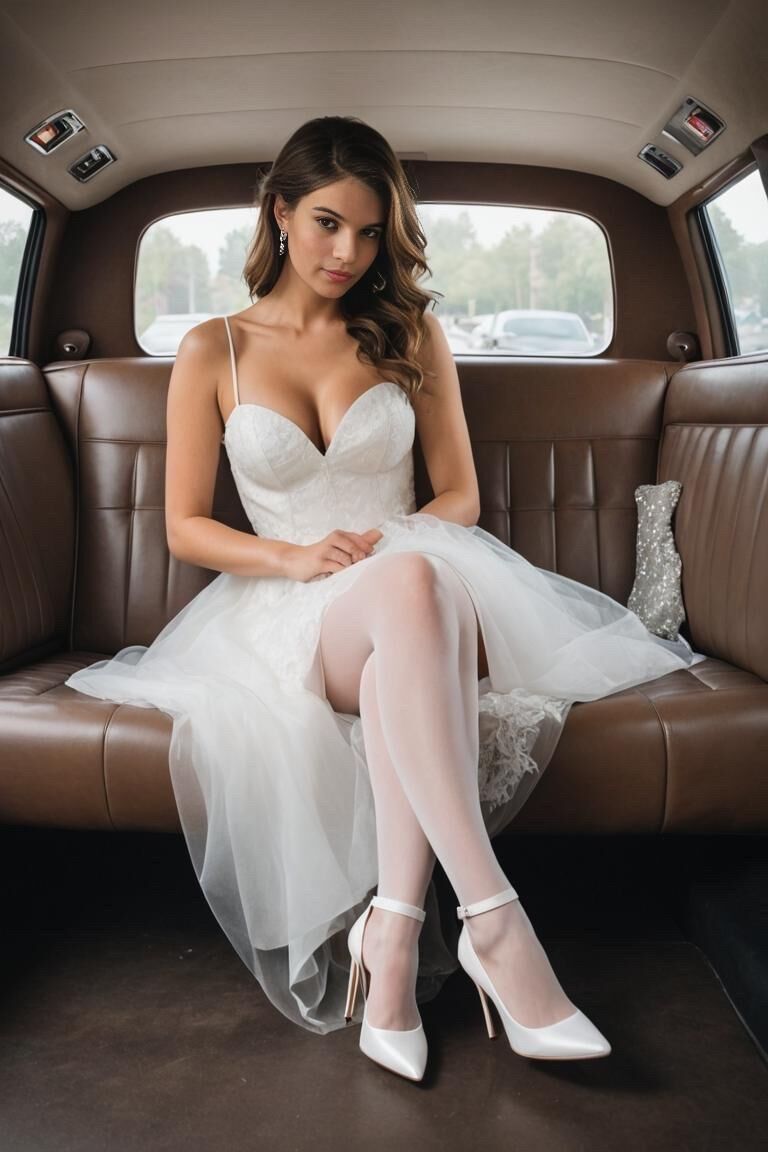 AI Girl Limo Bride
