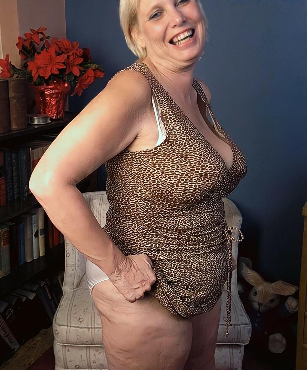 Sylvie Robe Leopard Culotte Blanche