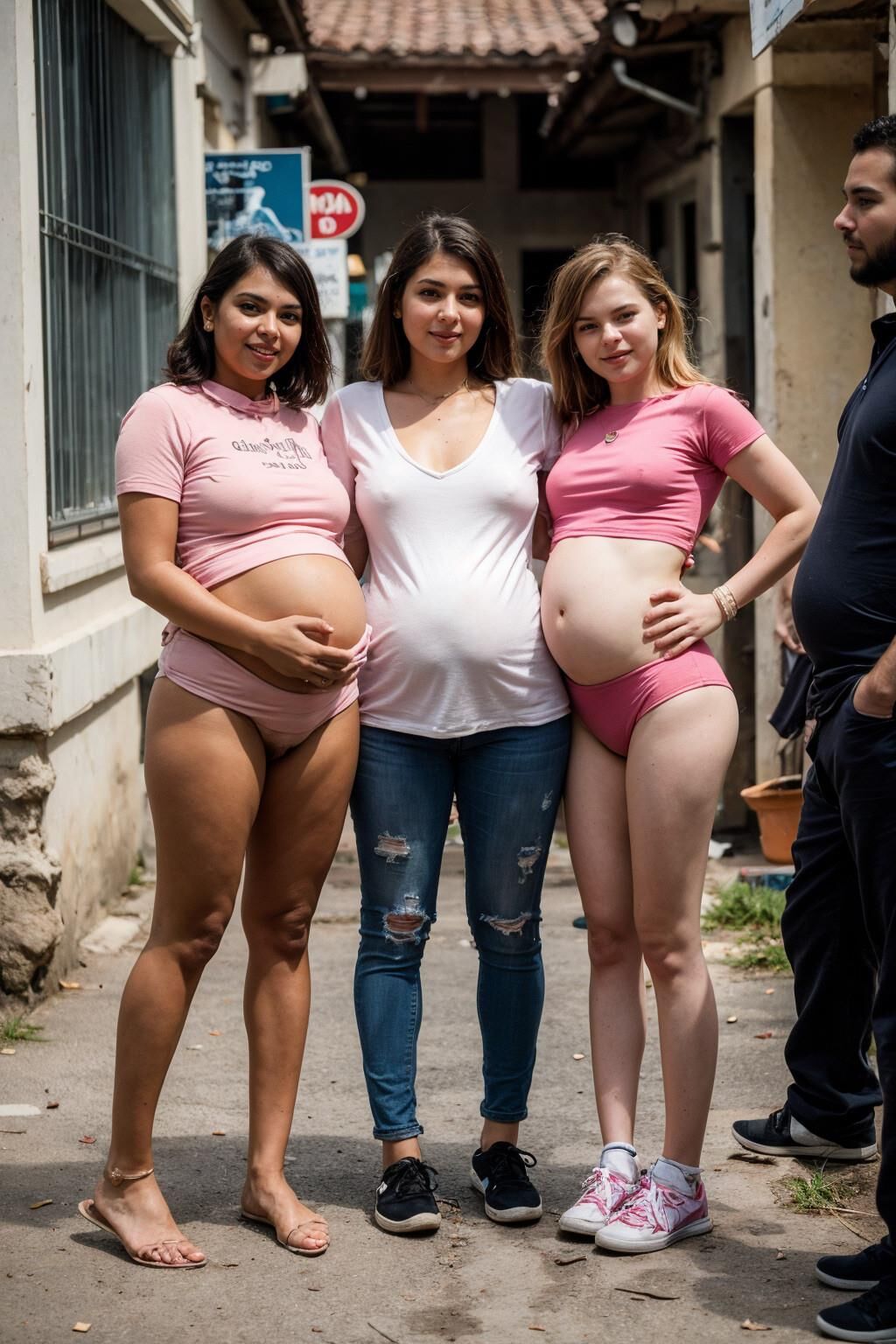 Prostitutas Callejeras Embarazadas - AI