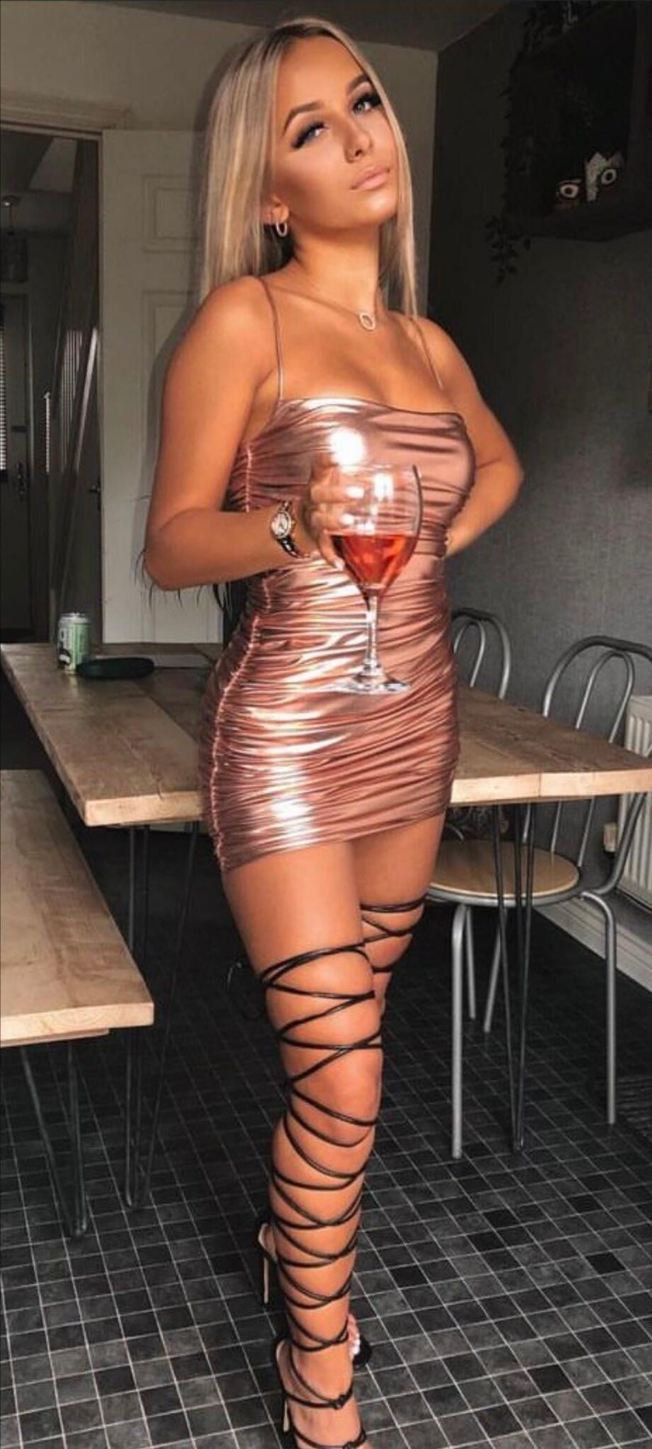 Vestido brillante