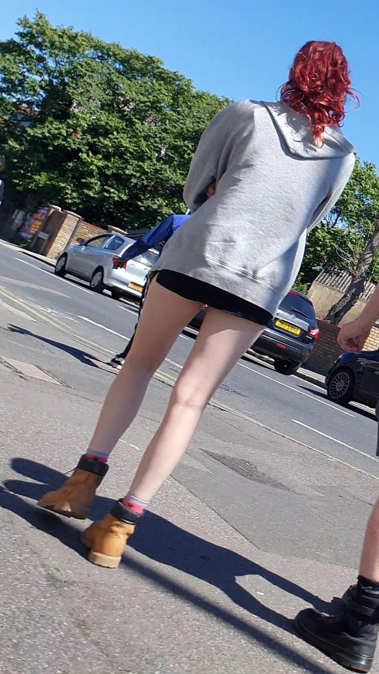 [Ehrlich] gebrochen von schönen Beinen Redhead Skank