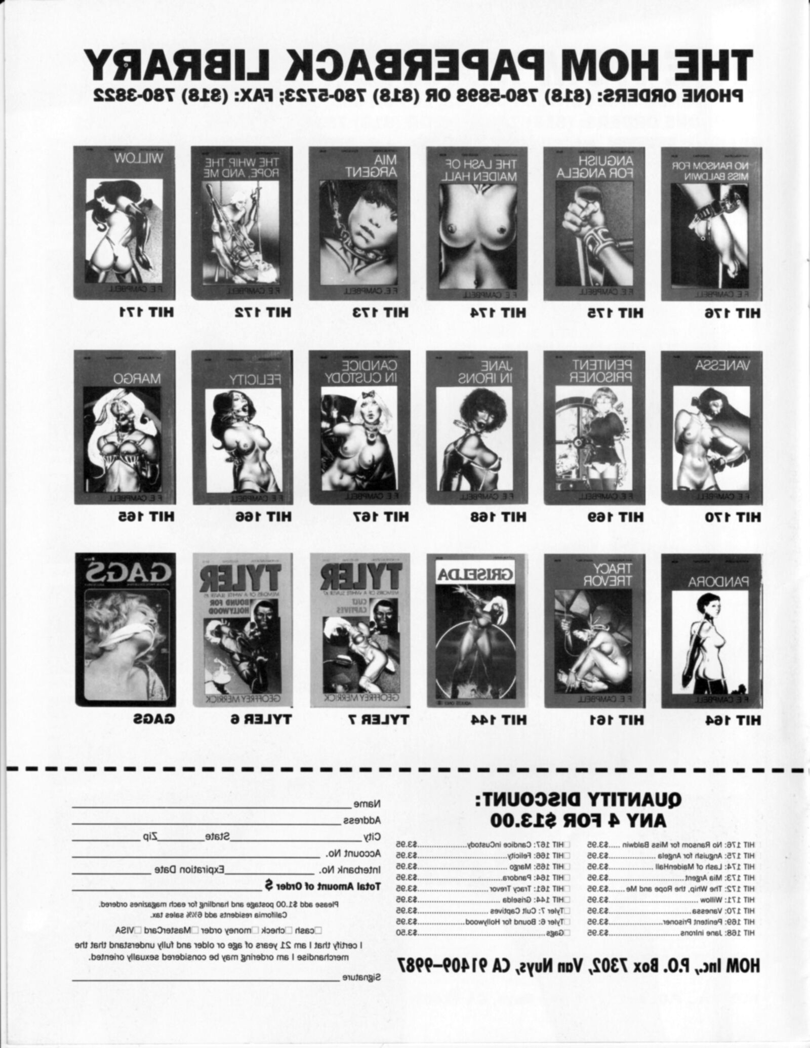 Vintage Bondage Magazine Bondage en el aficionado