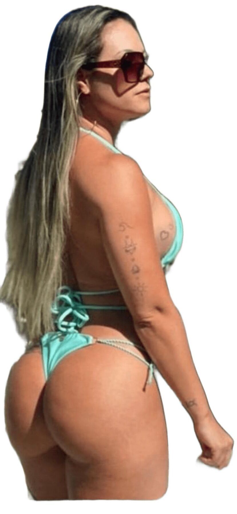 Adesivos de bunda grande e fofa e fofos