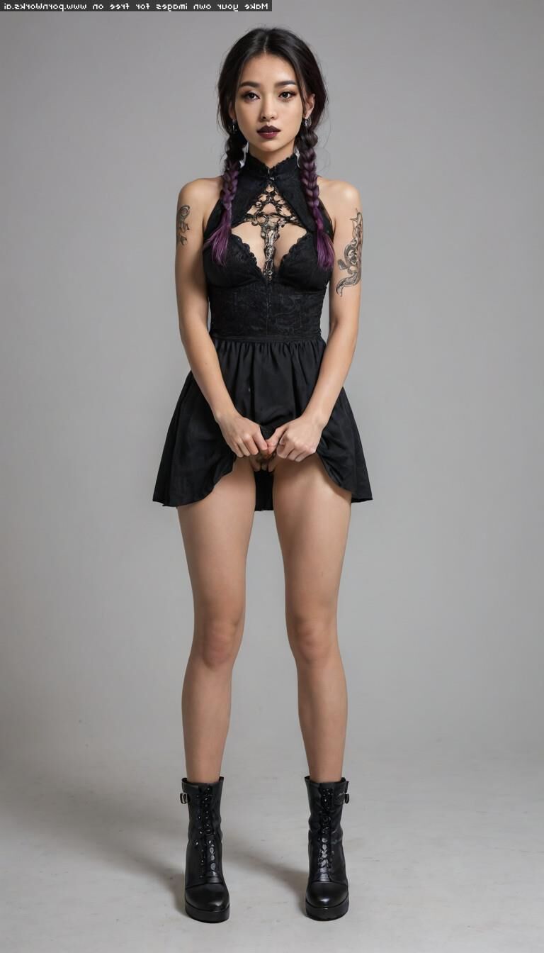 Goth yi flirte, avec ou sans clignoter