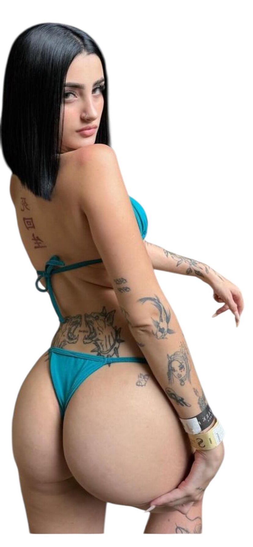 Adesivos de bunda grande e fofa e fofos