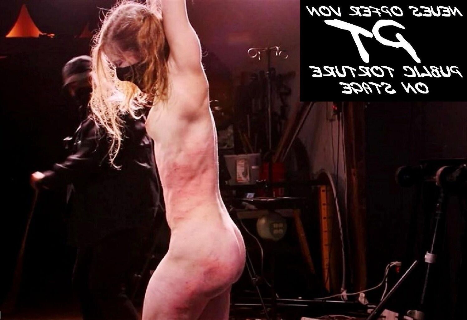 PT neue Opfer public torture on stage 