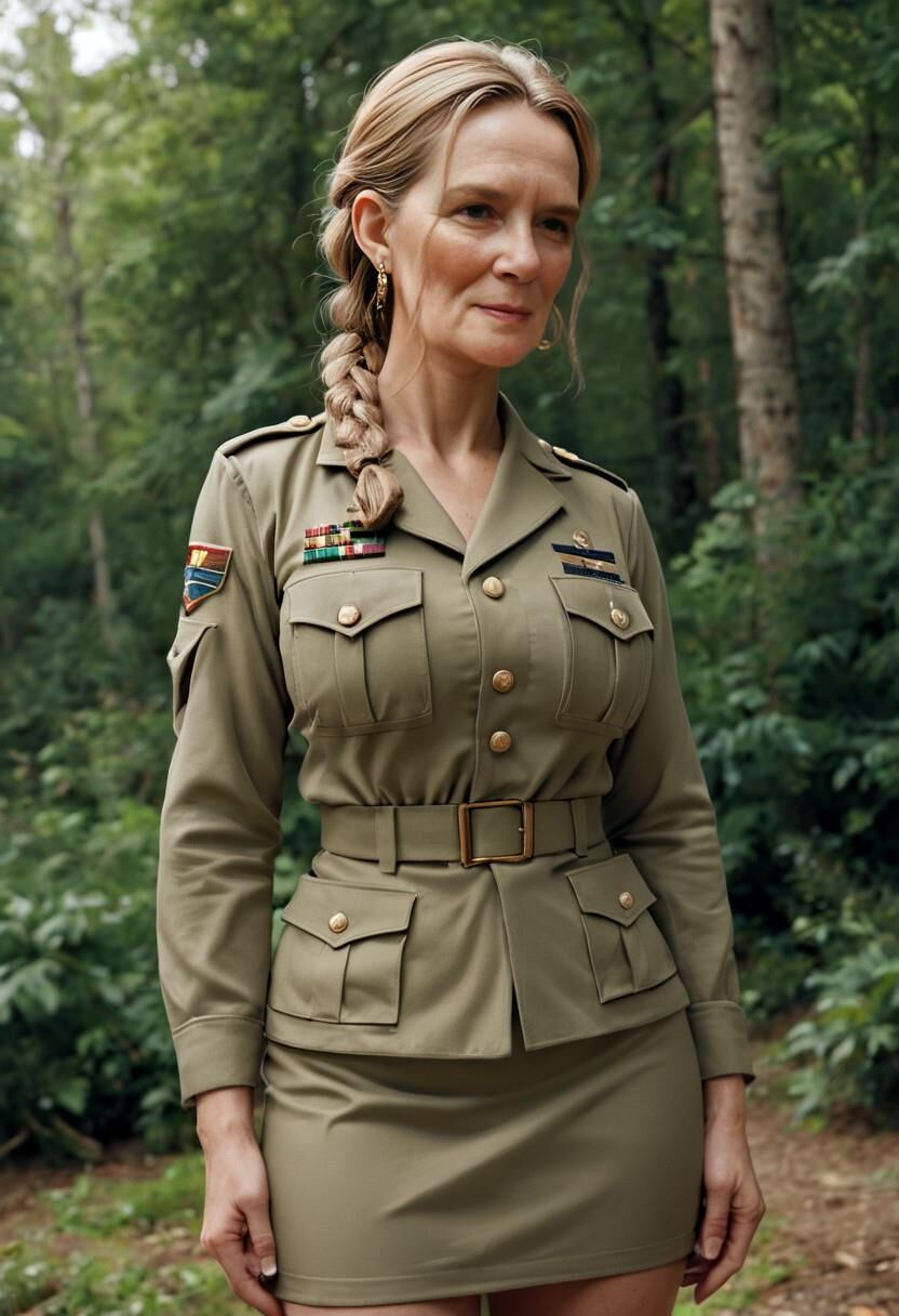 Ai Sue en uniforme