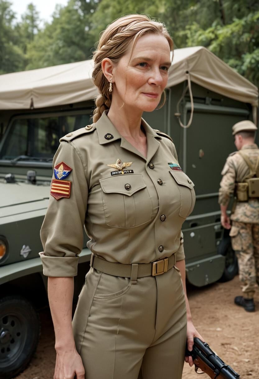 Ai Sue en uniforme