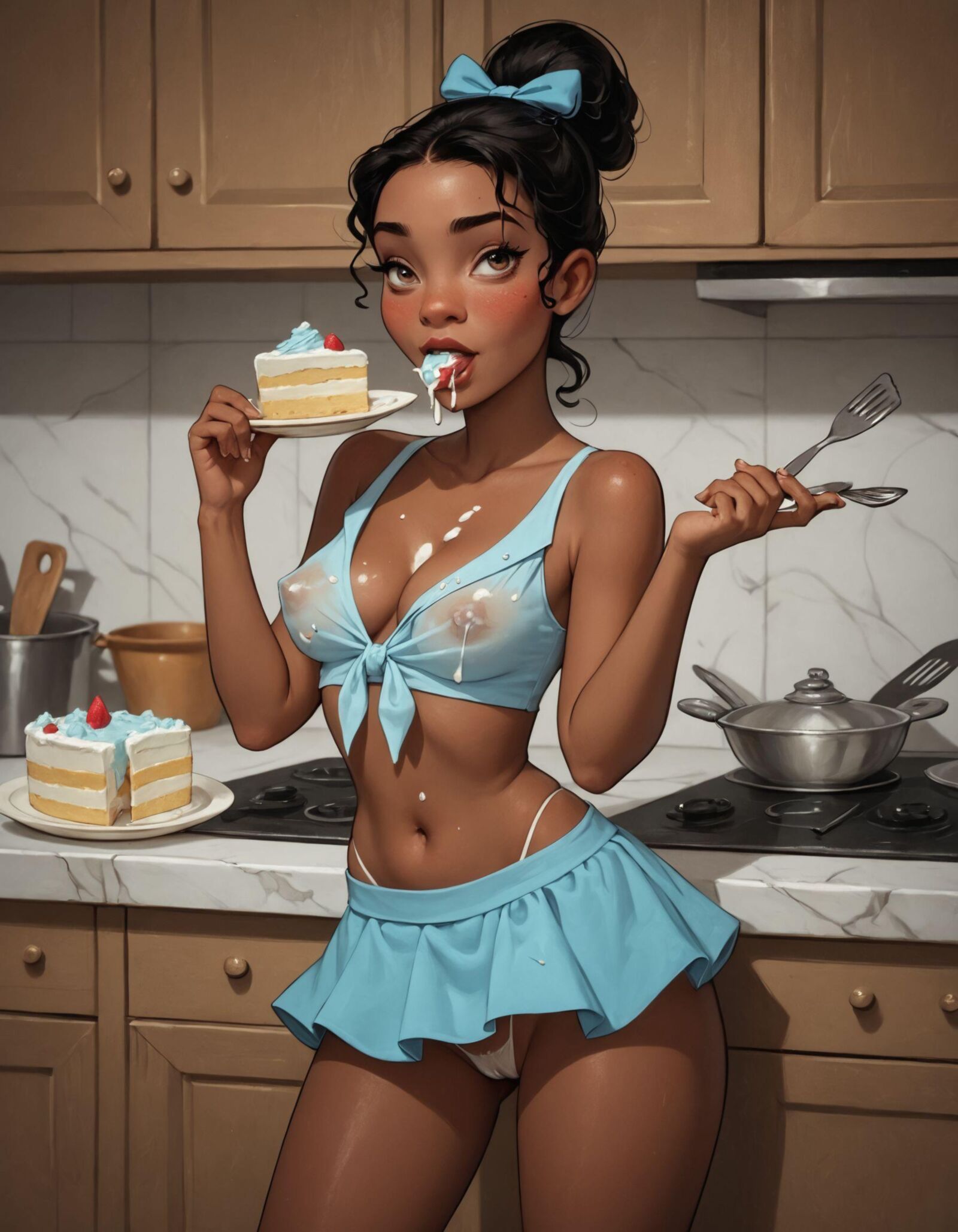 A princesa e o sapo tiana hentai