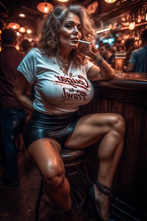 Smoking Cougar on the Prowl