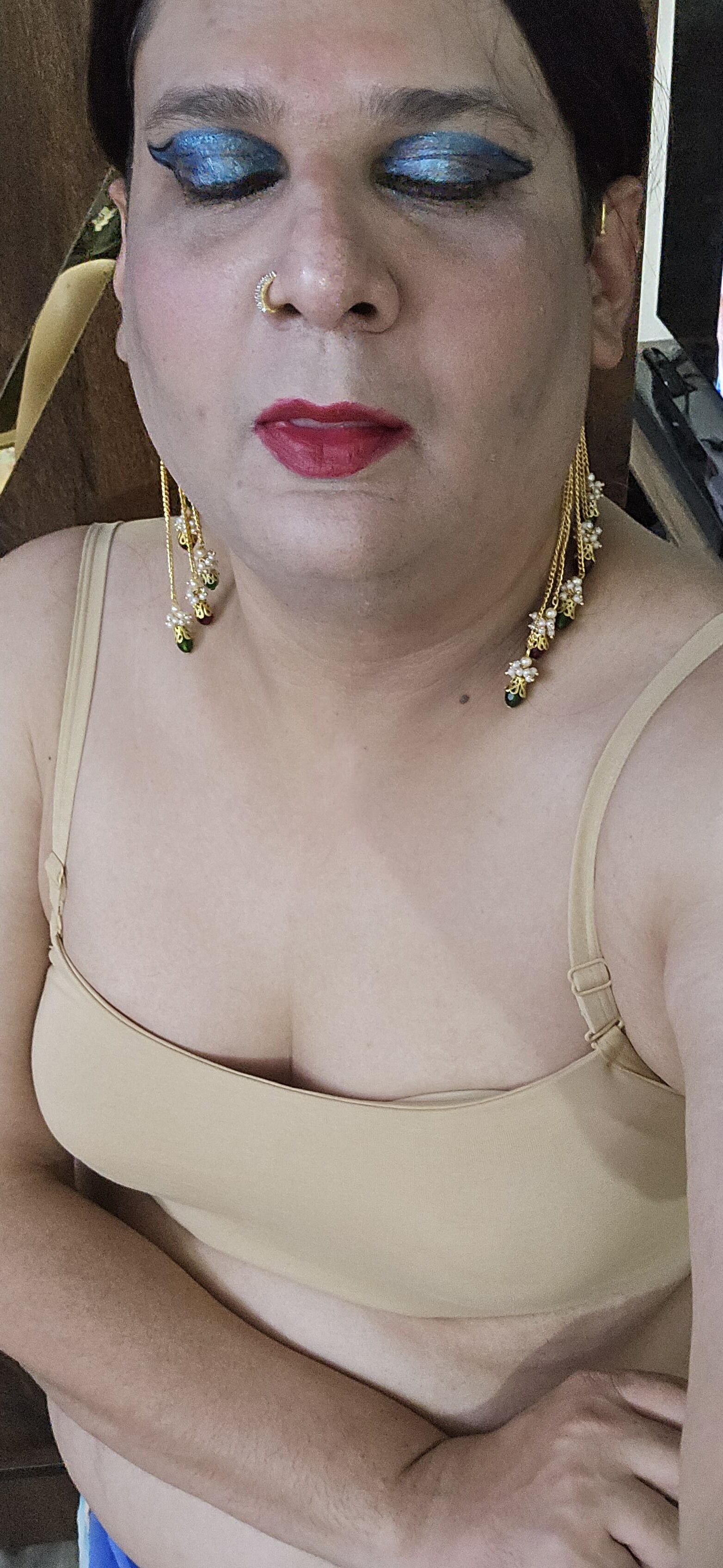 Shemale Monica m cum liebevolles Gesicht