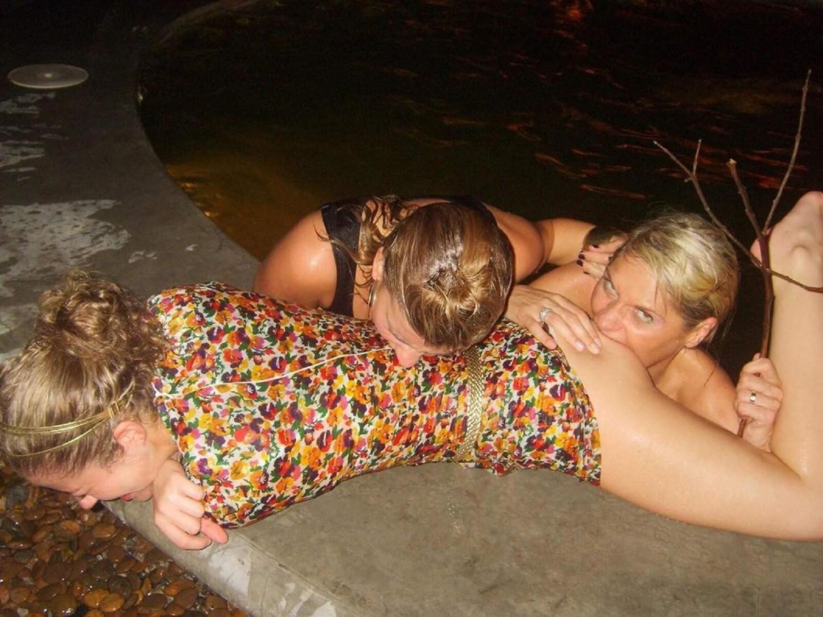 candid girl best friends almost nude young