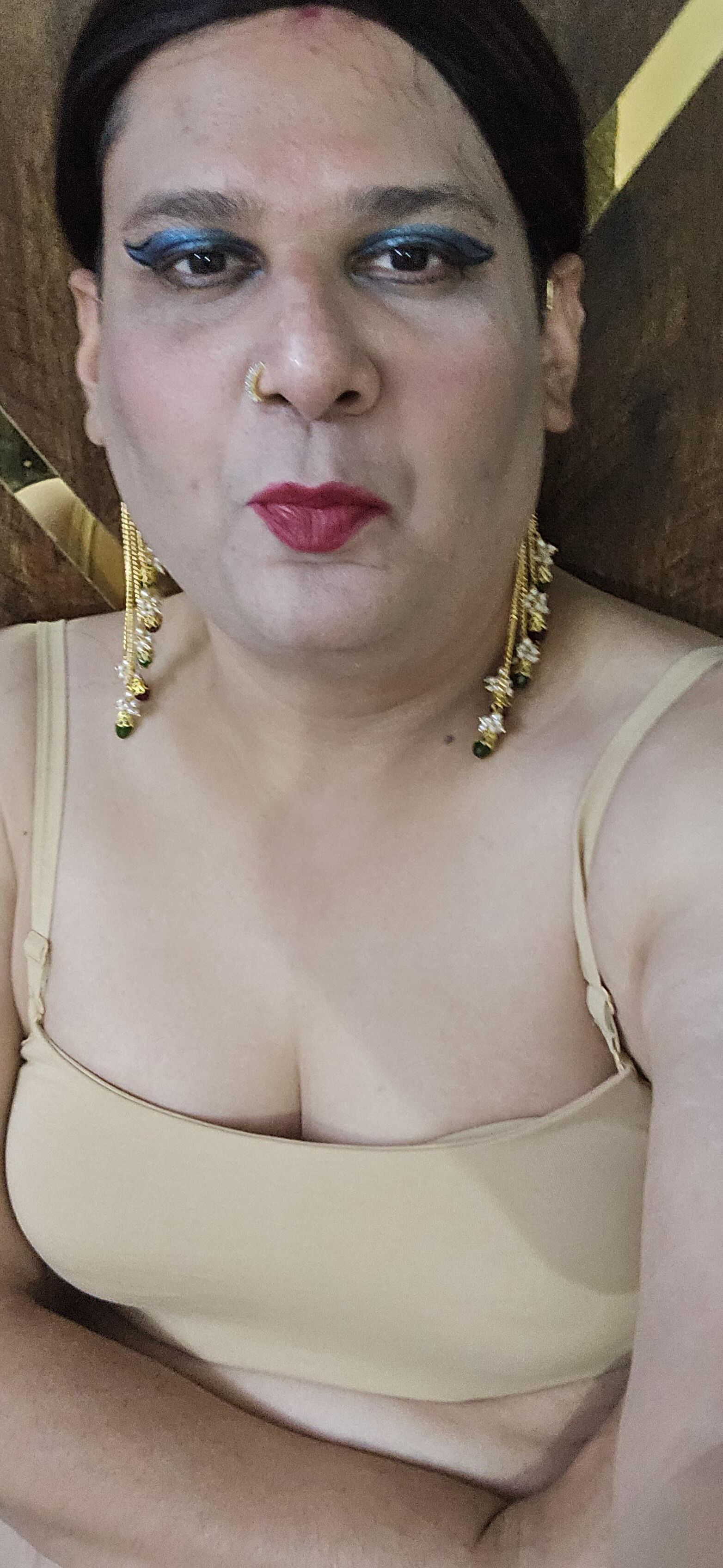 Shemale Monica m cum liebevolles Gesicht