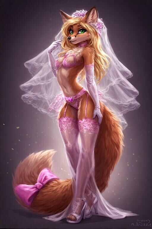 Peludo para nupcial