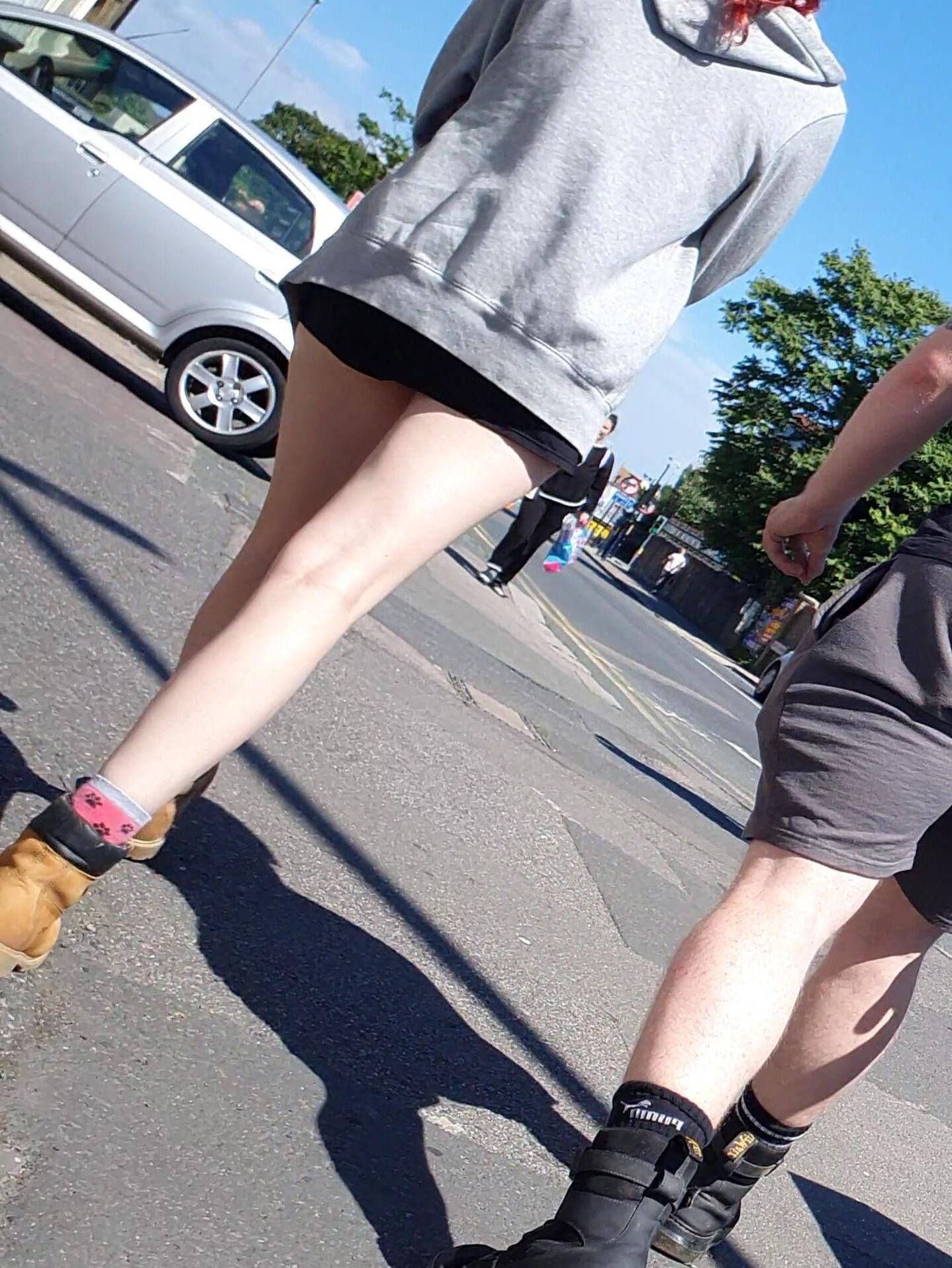 [Ehrlich] gebrochen von schönen Beinen Redhead Skank