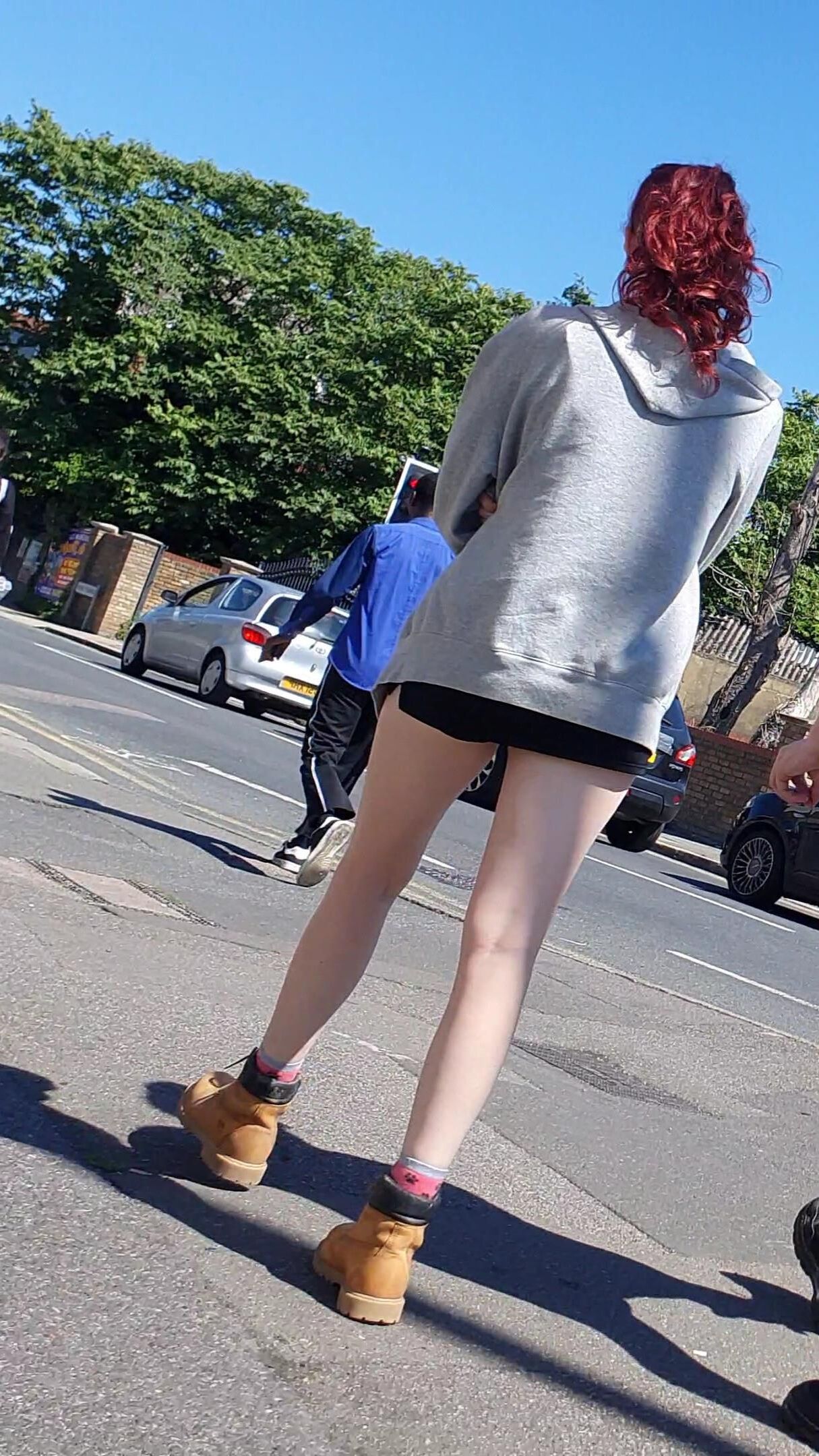 [Ehrlich] gebrochen von schönen Beinen Redhead Skank