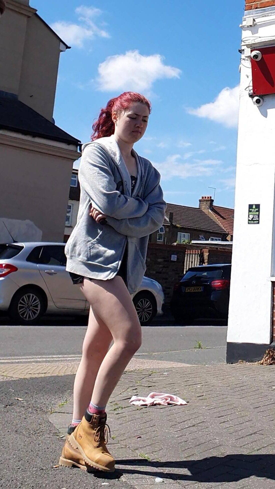 [Ehrlich] gebrochen von schönen Beinen Redhead Skank