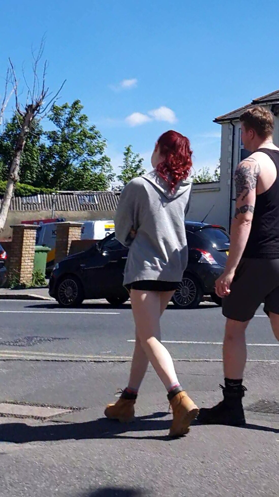[Ehrlich] gebrochen von schönen Beinen Redhead Skank