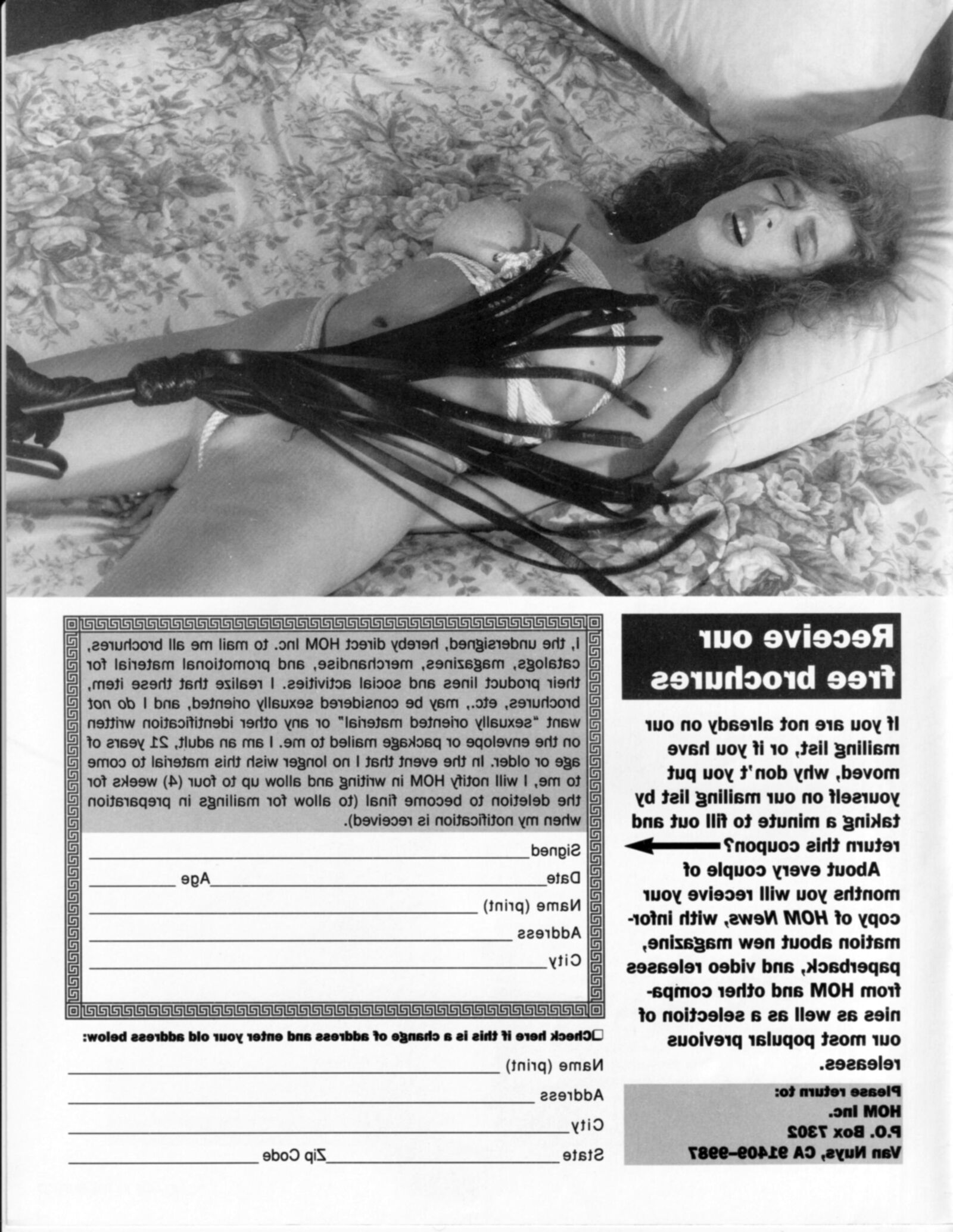 Vintage Bondage Magazine Bondage en el aficionado