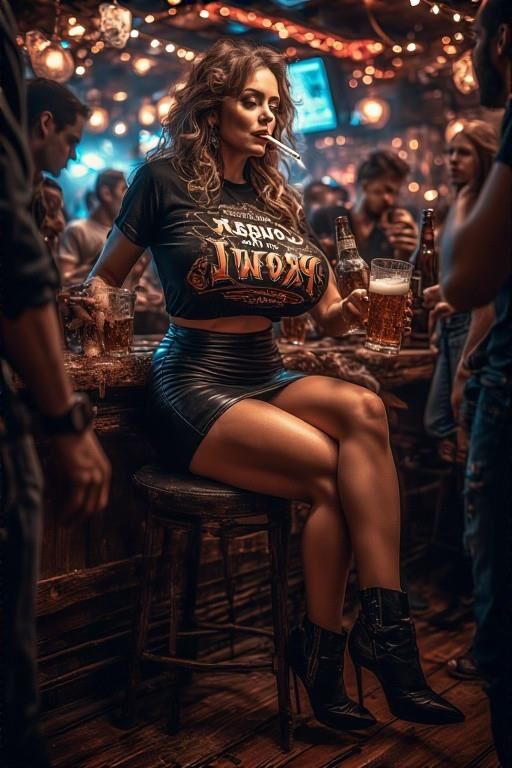 Smoking Cougar on the Prowl