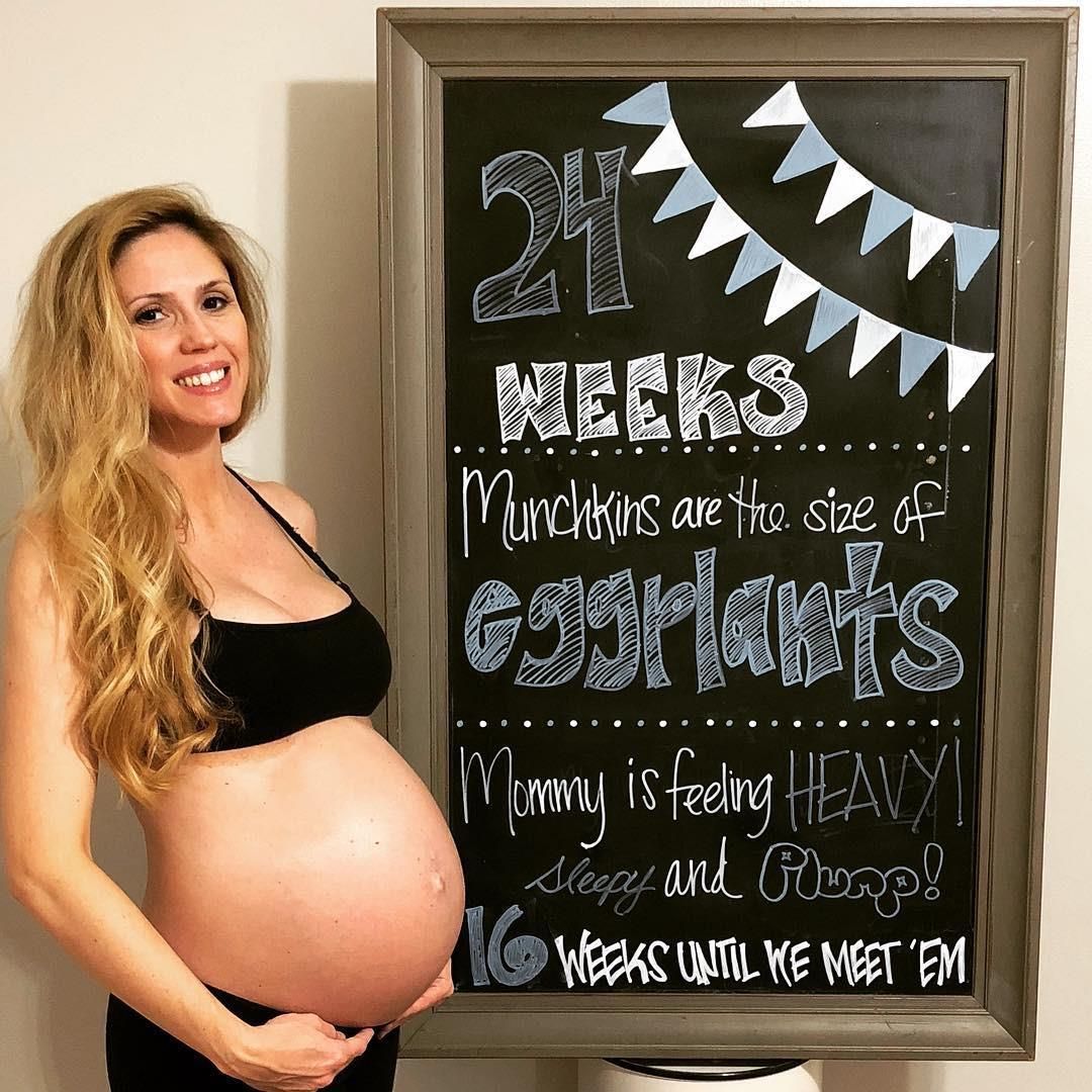 Блондинка Preggo Power
