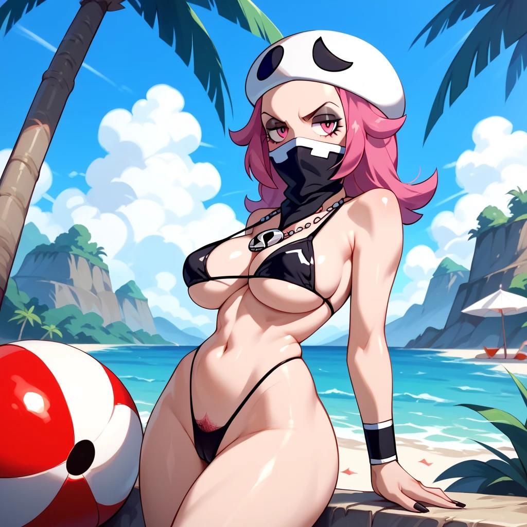 pokemon méchant équipe crâne sexy féminin grogn rapp hentai
