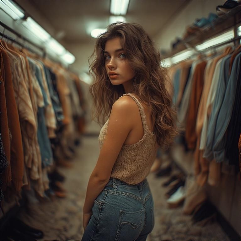 TIGHT JEANS GIRL