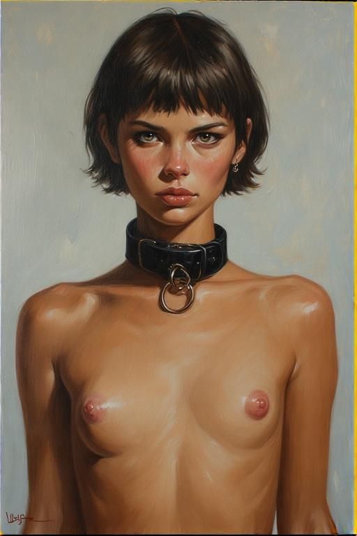 beauté à poitrine plate ai
