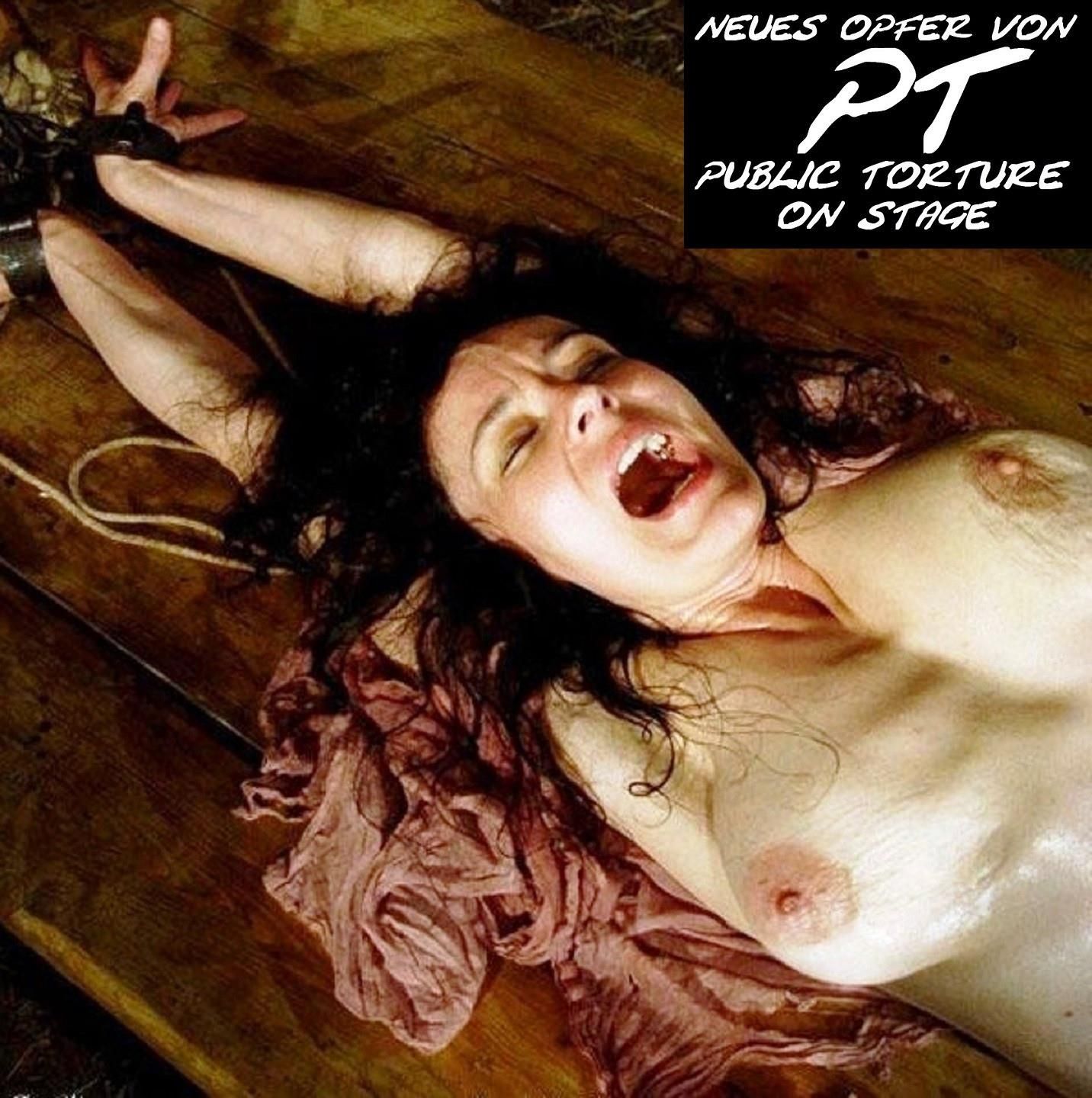 PT neue Opfer public torture on stage 