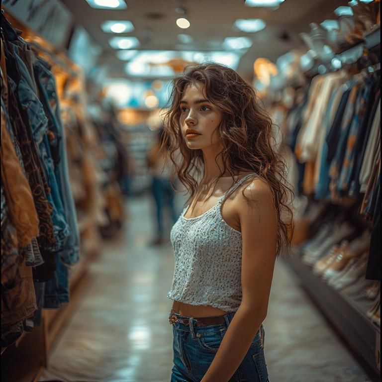 TIGHT JEANS GIRL
