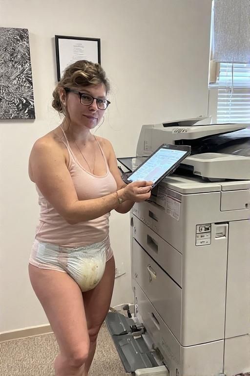 Diapered Career Women (AI)