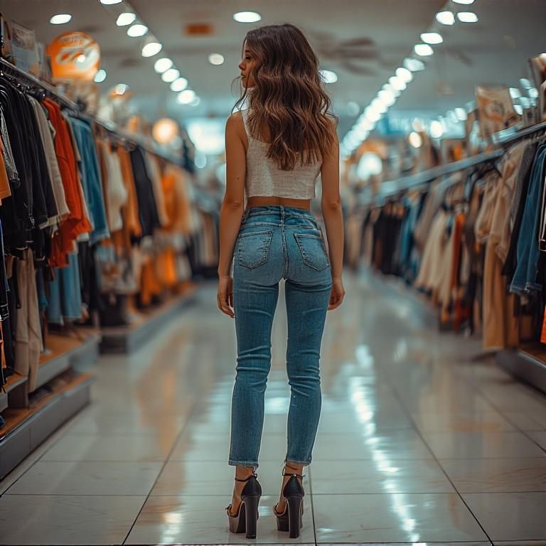 TIGHT JEANS GIRL