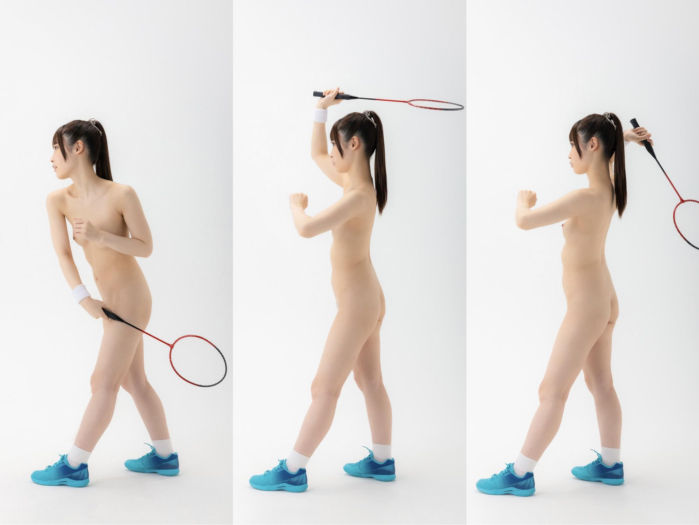 Mizuki Amane Absolute Sports Pose