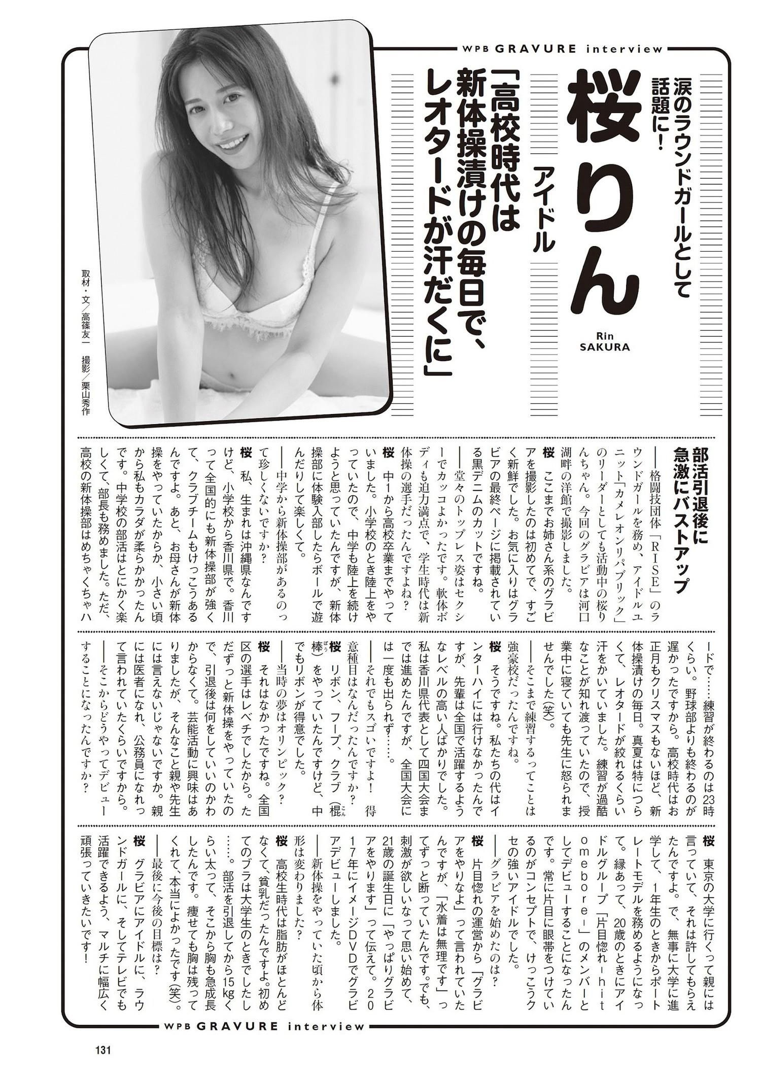 Rin Sakura Weekly Playboy No.