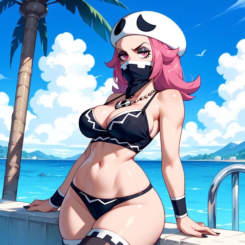 pokemon méchant équipe crâne sexy féminin grogn rapp hentai