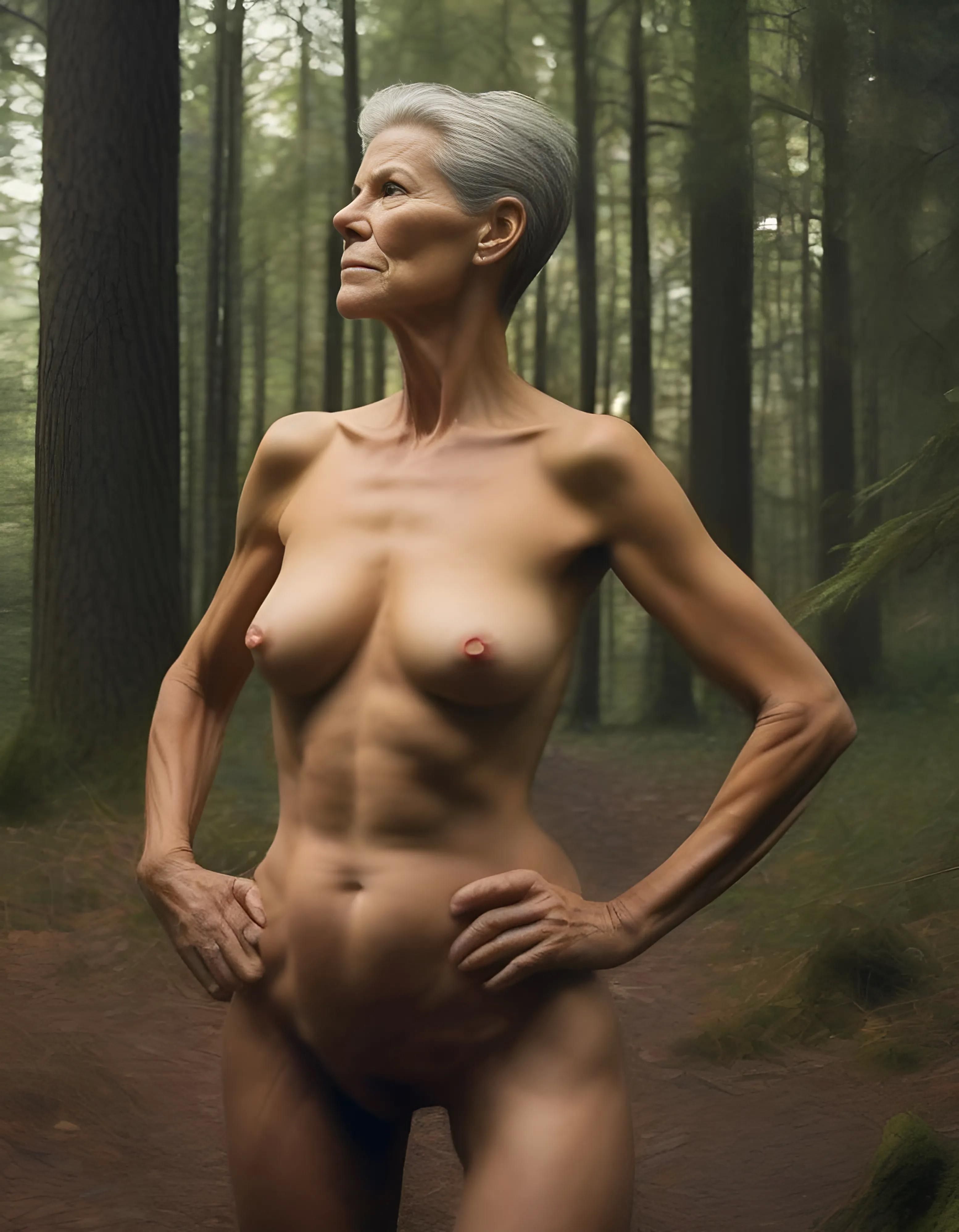 AI Granny Forest Path
