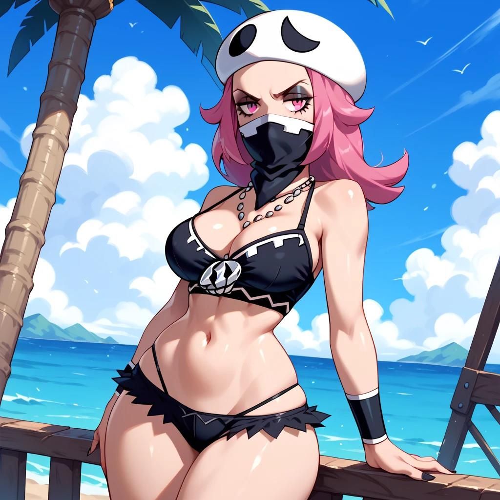 pokemon méchant équipe crâne sexy féminin grogn rapp hentai