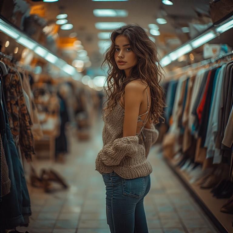 TIGHT JEANS GIRL