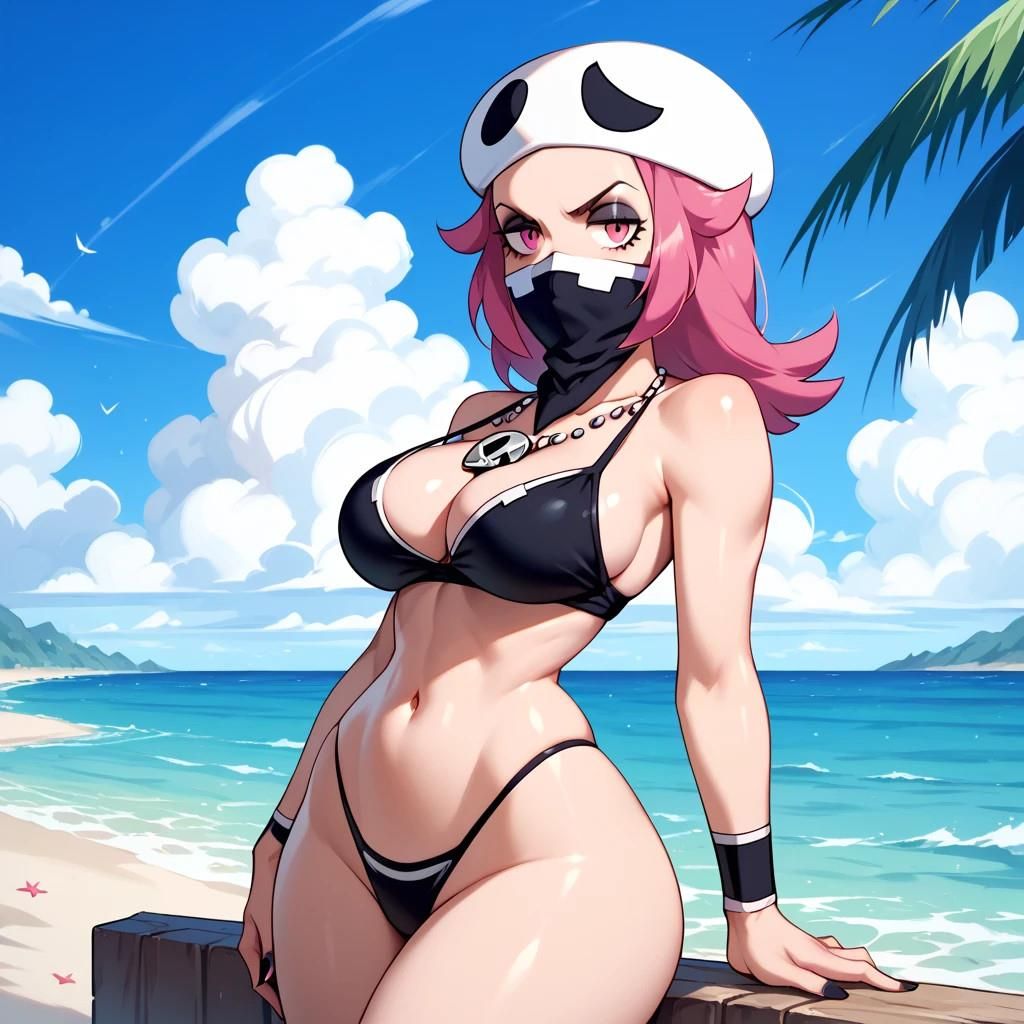 pokemon méchant équipe crâne sexy féminin grogn rapp hentai
